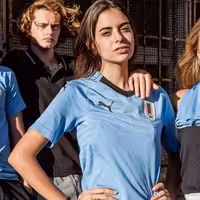 پیراهن آستین کوتاه تیم ملی اروگوئه فصل 2018-2019 طرح اورجینال درجه یک تایلندی