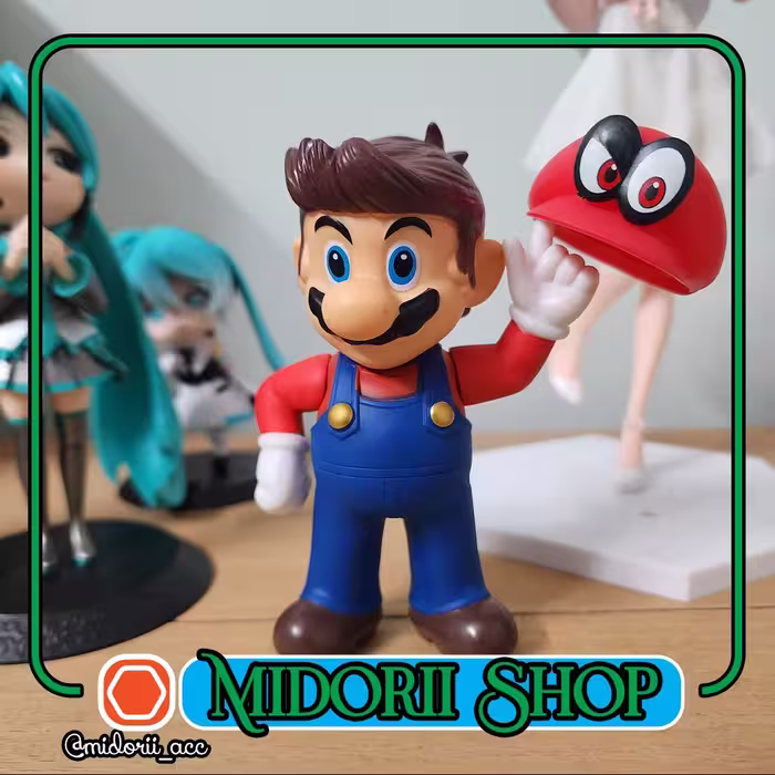فیگور انمیشینی  اورجینال - ماریو  Super Mario - قرمز 2 (اندازه 12 سانتی متری)