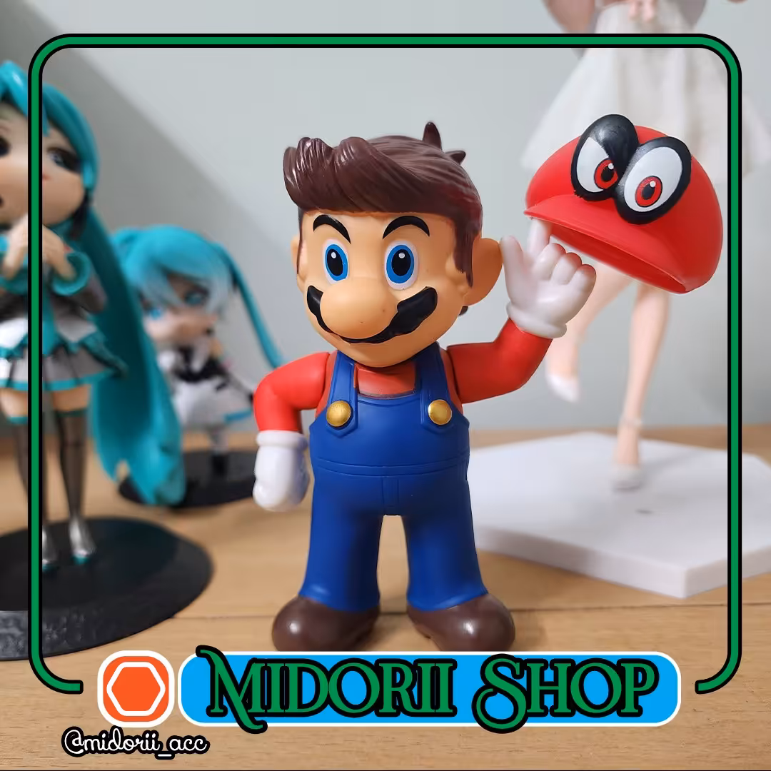 فیگور انمیشینی  اورجینال - ماریو  Super Mario - قرمز 2 (اندازه 12 سانتی متری)