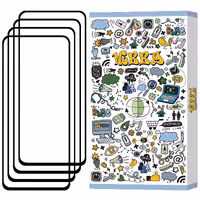 گلس تمام صفحه مناسب برای گوشی موبایل سامسونگ Galaxy A52 پک 4 عددی