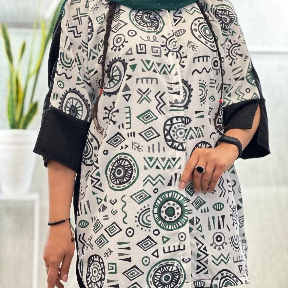 مانتو مکزیکی ژاکارد کد شش