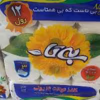 دستمال توالت لوله ای12 قلو سه لایه بی تا