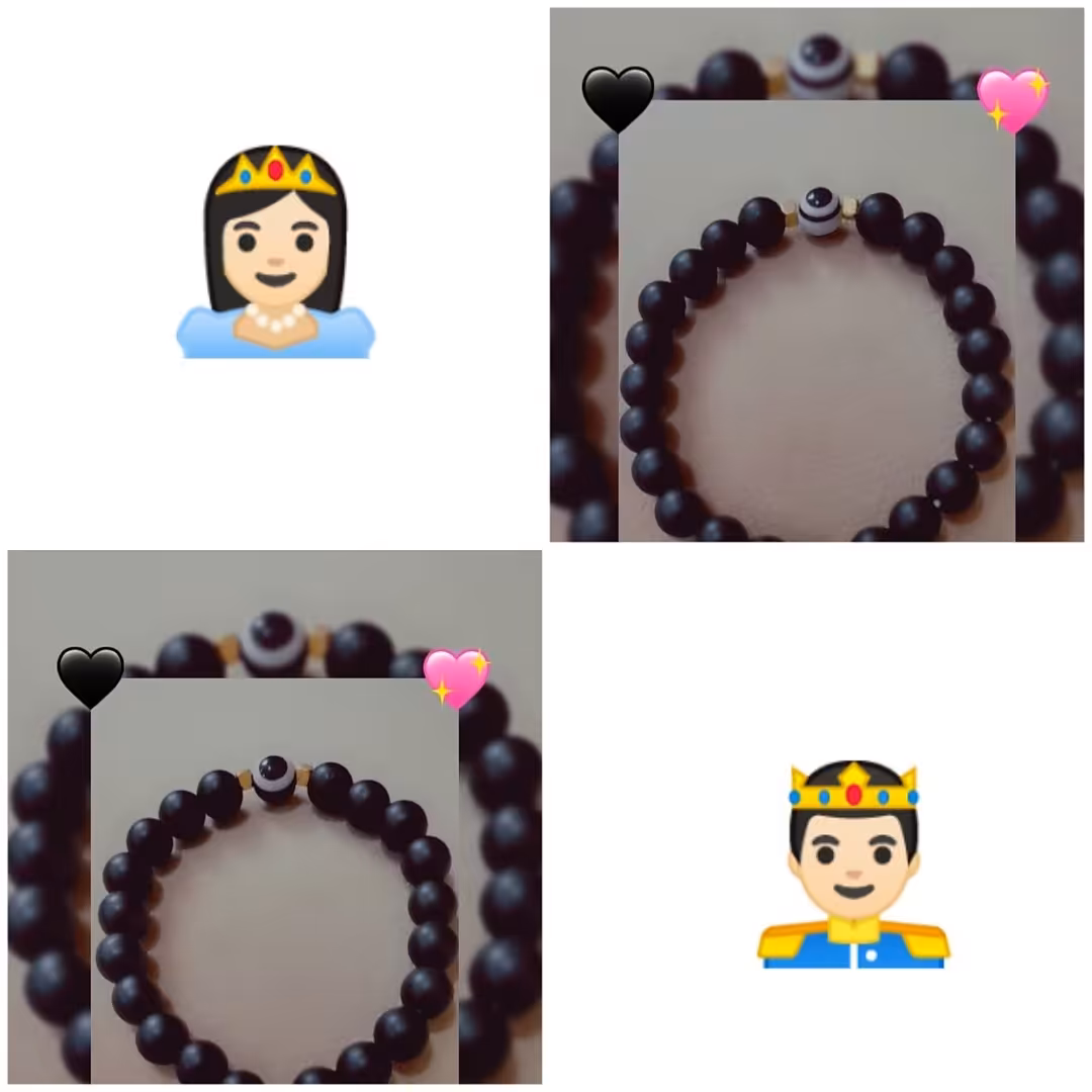 دستبند ست دختر و پسر طرح چشم نظر