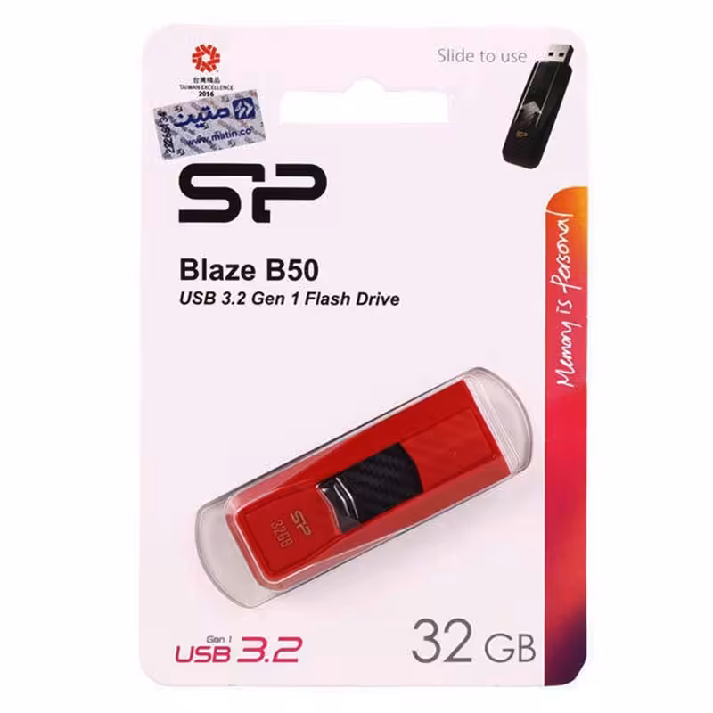فلش 32 گیگ سیلیکون پاور  Silicon Power Blaze B50 USB3.2