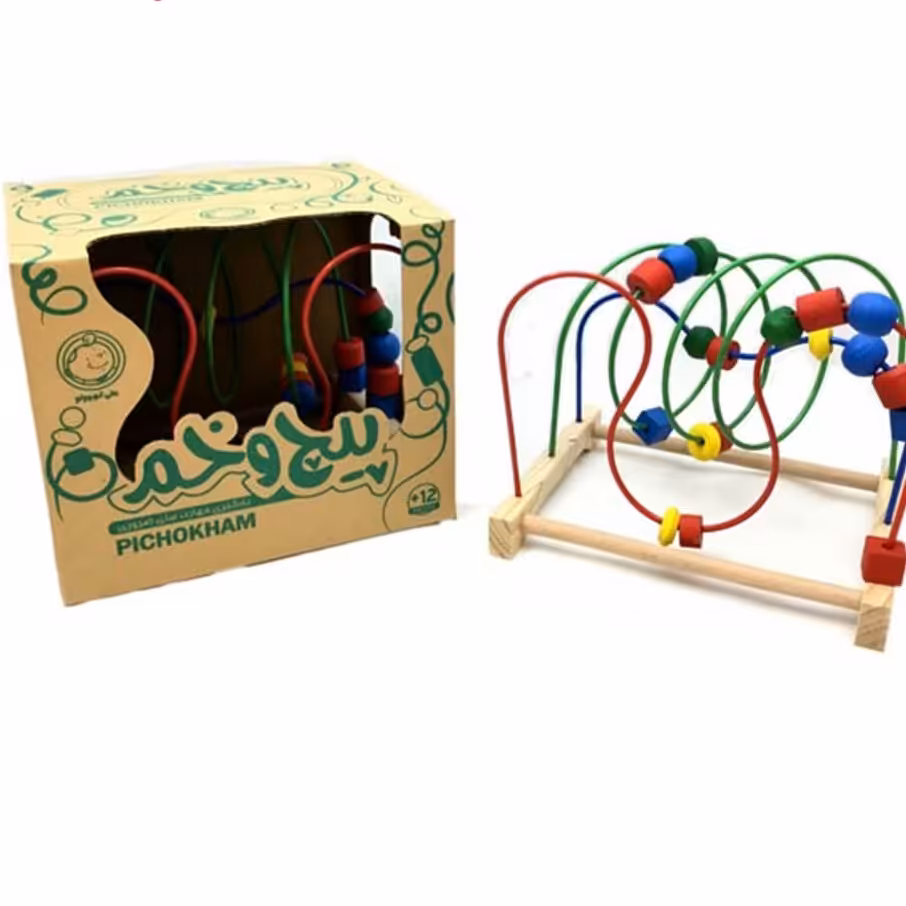 بازی فکری پیچ و خم یا ماز میله و مهره علی کوچولو