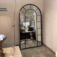 آینه قدی فلزی الف طرح تاج 80-F-180