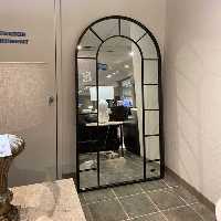 آینه قدی فلزی الف طرح تاج 80-F-180