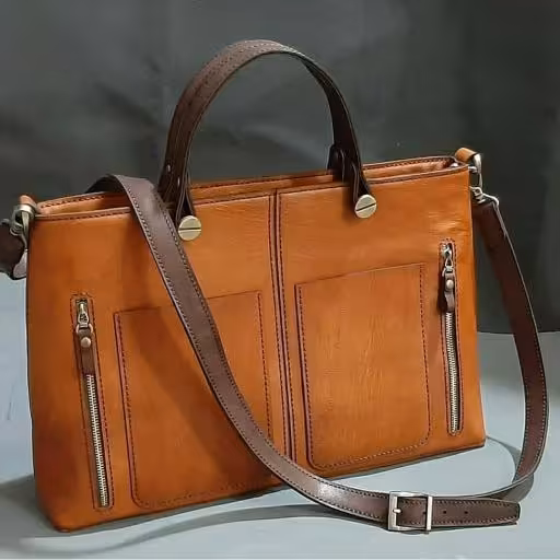 کیف چرم زنانه دستدوز کوچک