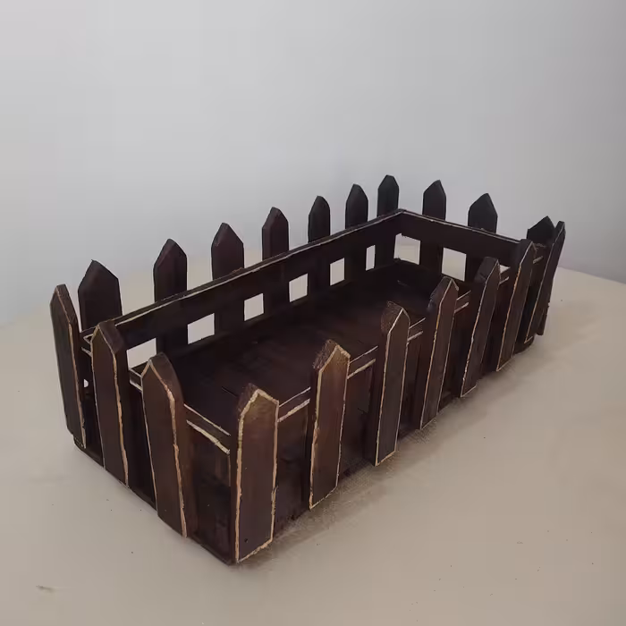 کد 002-دکوری و استند گل و گیاه مدل مزرعه چوب نراد روس