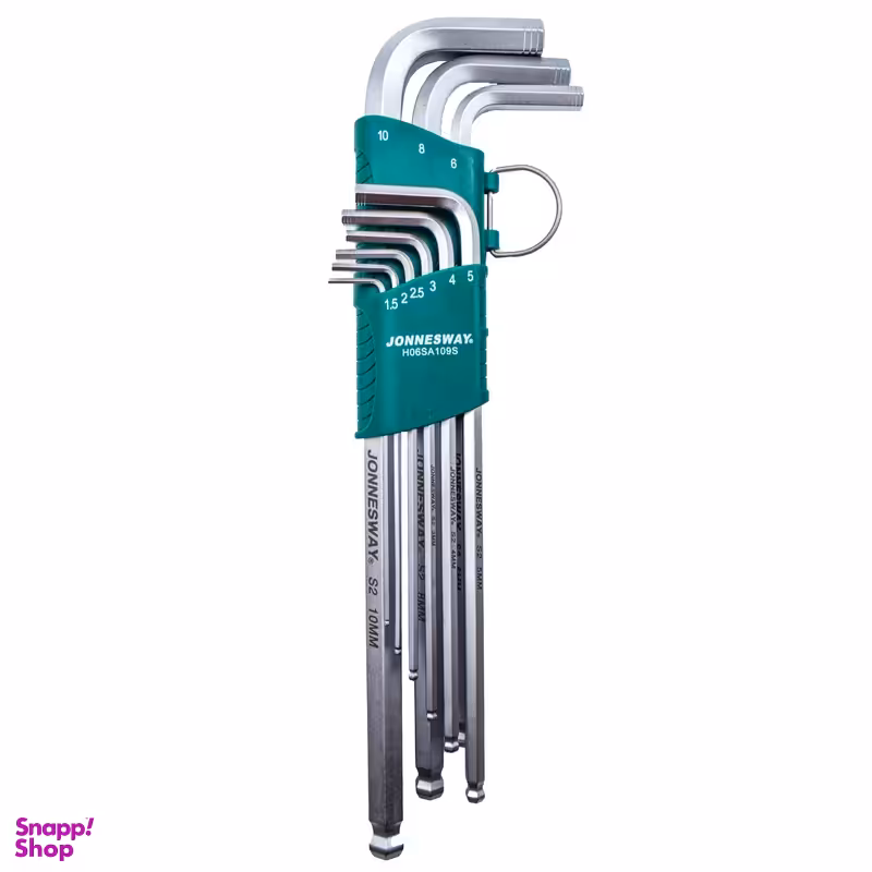 آچار آلن جانزوی مدل H06SA109S مجموعه 9 عددی