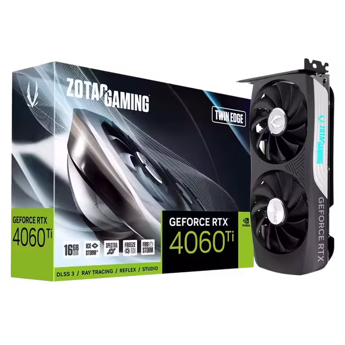 کارت گرافیک زوتک RTX 4060 Ti TWIN Edge 16GB | فروشگاه گیمینگ تکاف