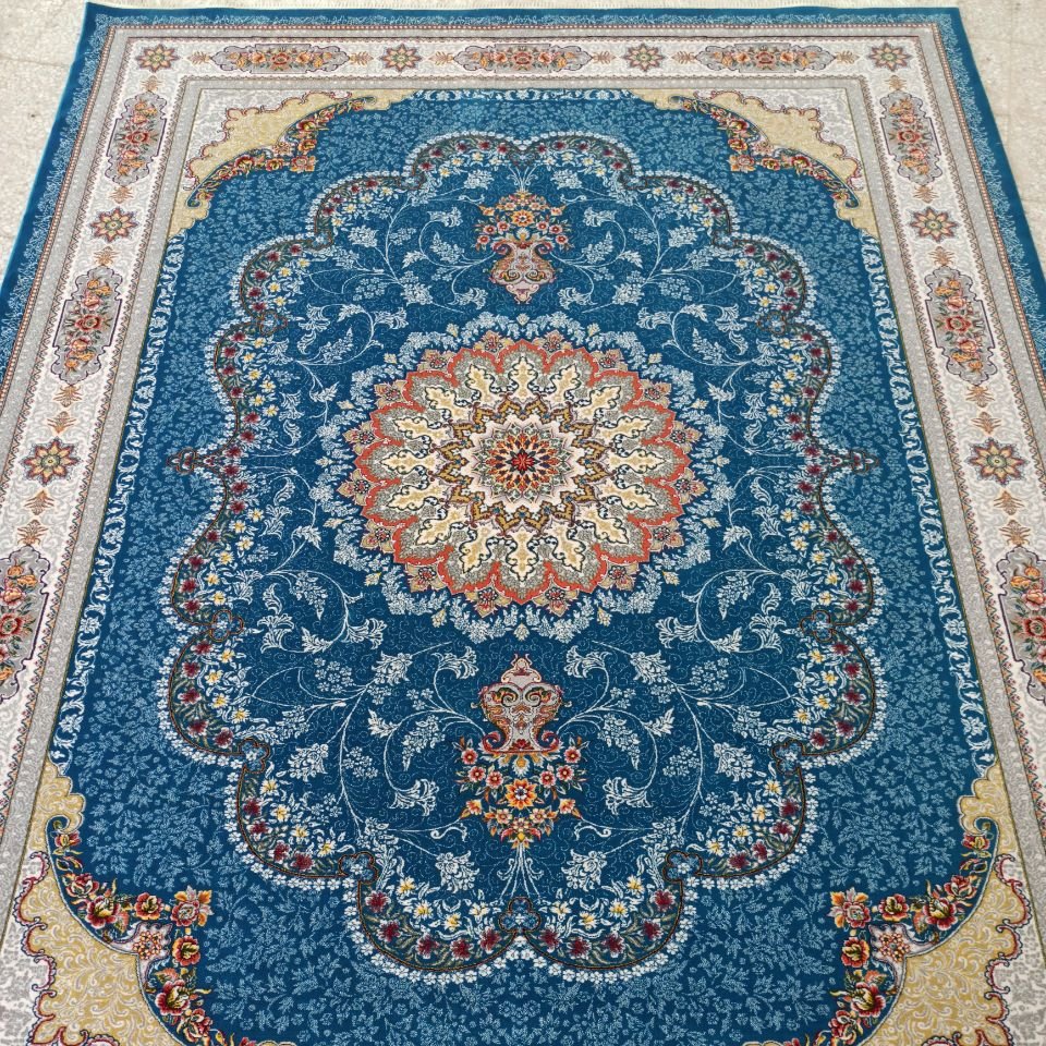 فرش ماشینی کاشان 700شانه واقعی طرح ویانا (باارسال رایگان)