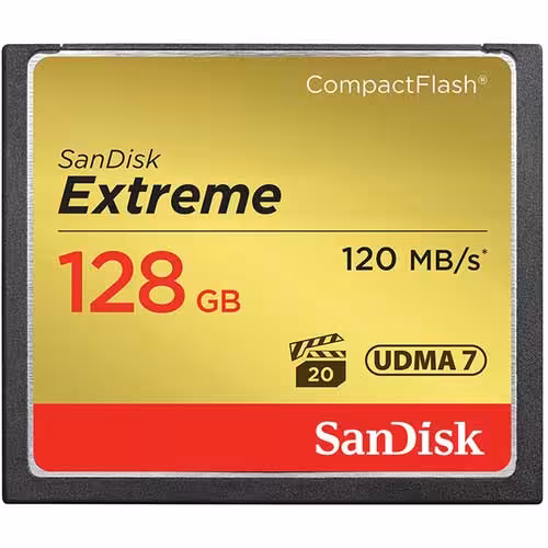 کارت حافظه سندیسک مدل SanDisk 128GB Extreme CompactFlash UDMA 7 120MB/s