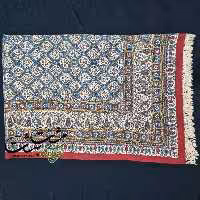 رومیزی قلمکار  صادراتی 135سانت در 2 متر برند زابلیان در دو طرح زیبا