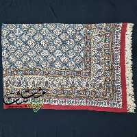 رومیزی قلمکار  صادراتی 135سانت در 2 متر برند زابلیان در دو طرح زیبا