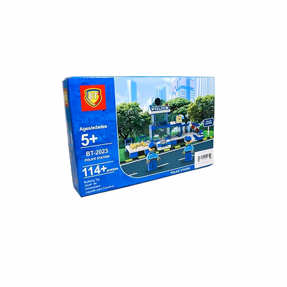 ساختنی لگو ایستگاه پلیس  pcs 114  Police Station BT 2023  کد 114