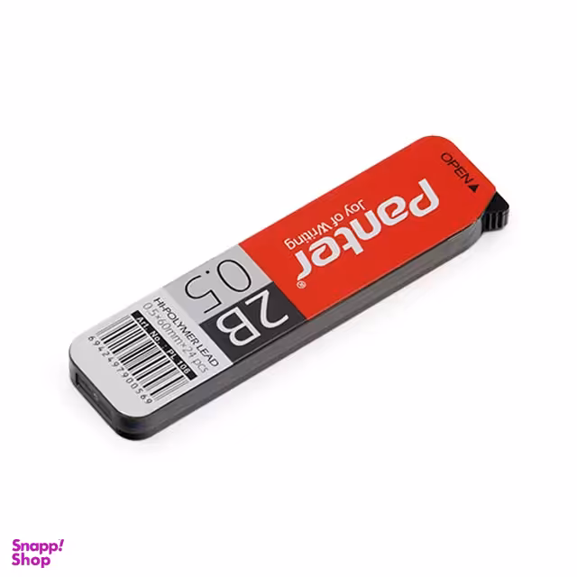 نوک مداد نوکی 0.5 میلی متری پنتر مدل HI-POLYMER LEAD سایز2B