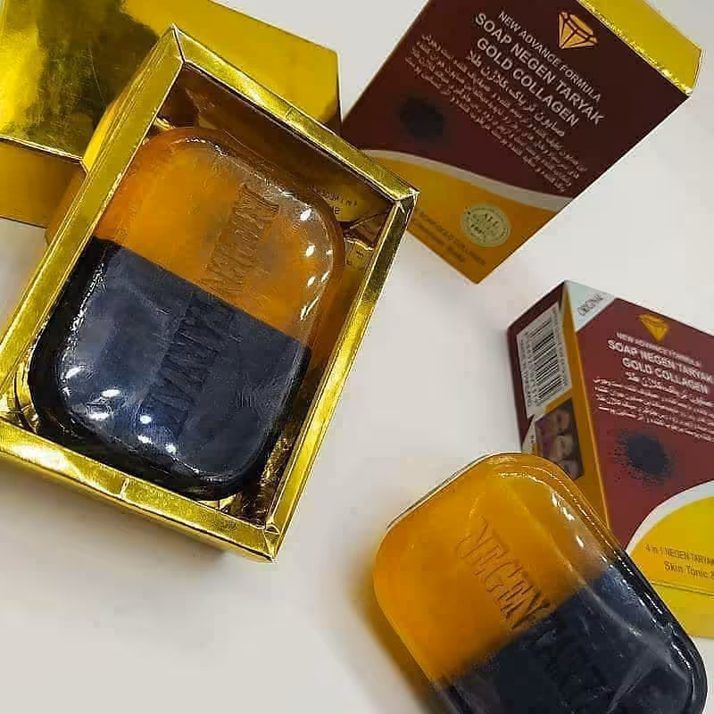 صابون سیاه و طلا کلاژن اورجینال وارداتی