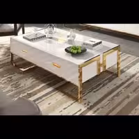 جلو مبلی هایگلاس سفید و مشکی و پایه استیل استار