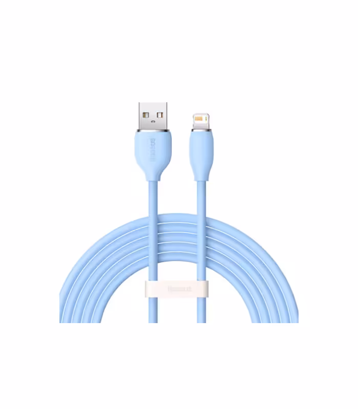 کابل Lightning باسئوس مدل Jelly Liquid Silica Gel طول 1.2 متر