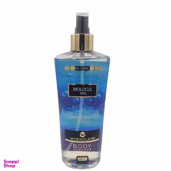 بادی اسپلش مردانه وود لایک مدل مولکول حجم 250 میلی لیتر