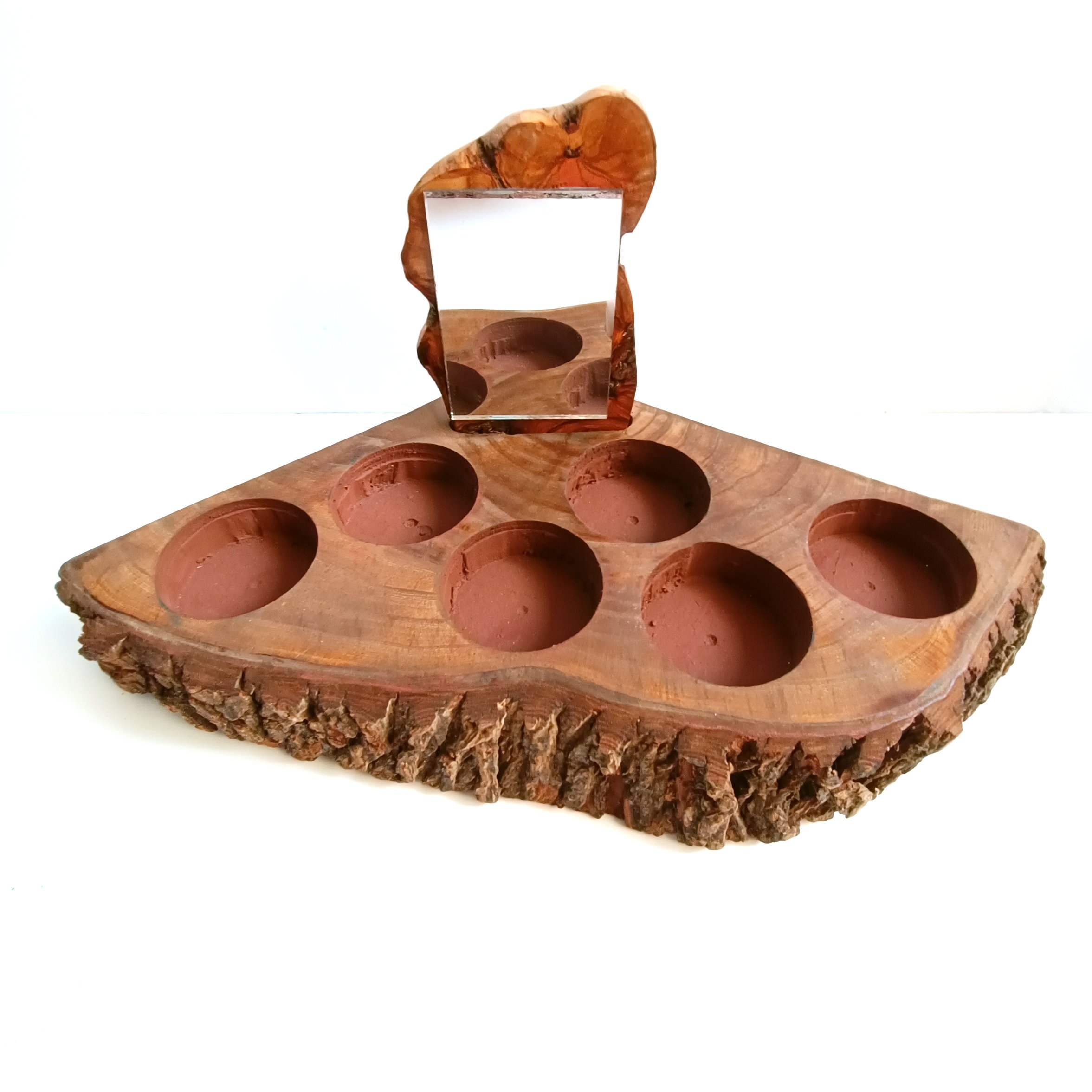 هفت سین چوبی روستیک یک تکه