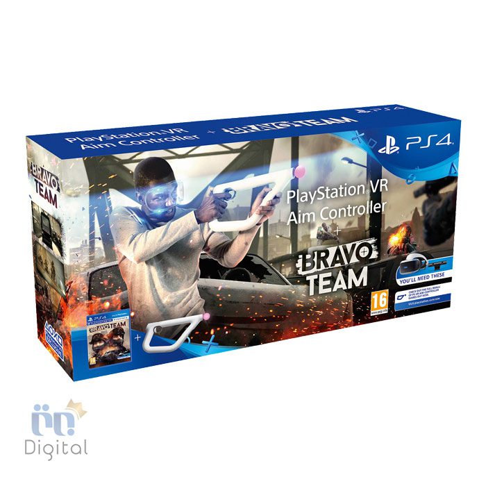 تفنگ واقعیت مجازی سونی مدل PlayStation VR Aim Controller باندل Bravo Team