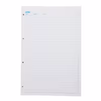 کاغذ یدک کلاسور خطی 4 سوراخه بسته 100 عددی