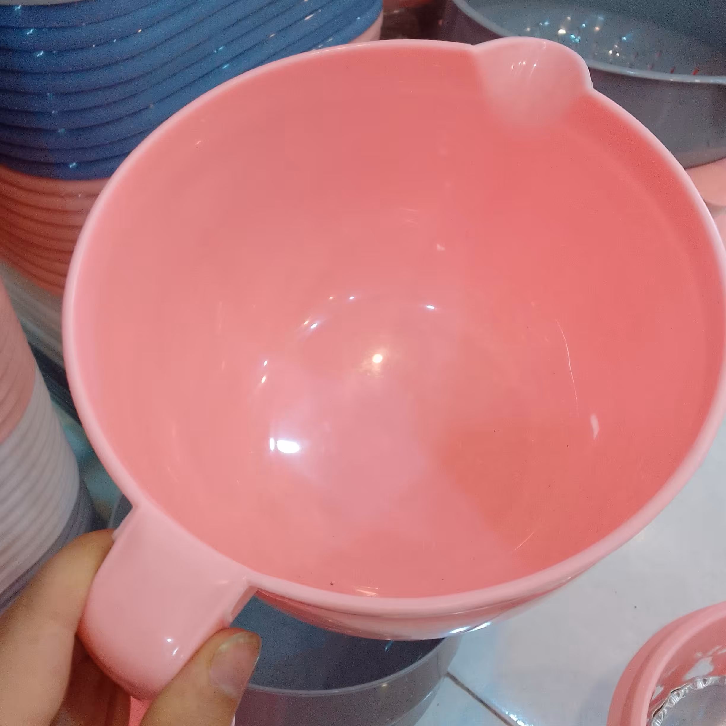 لگن دسته دار آبکش برنج شوی