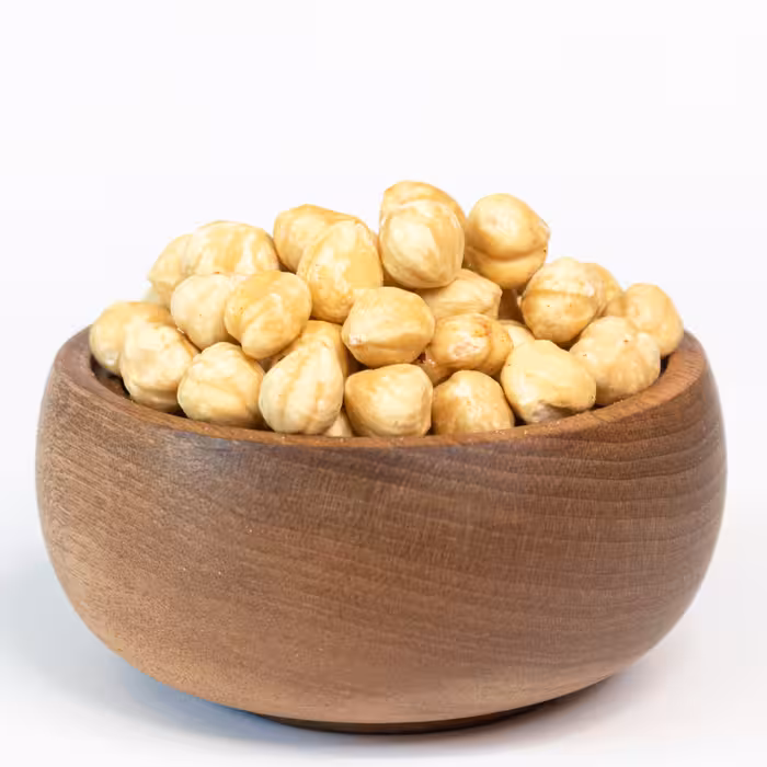 مغز فندق خارجی تفت بی نمک   100 گرمی ( 00142 )