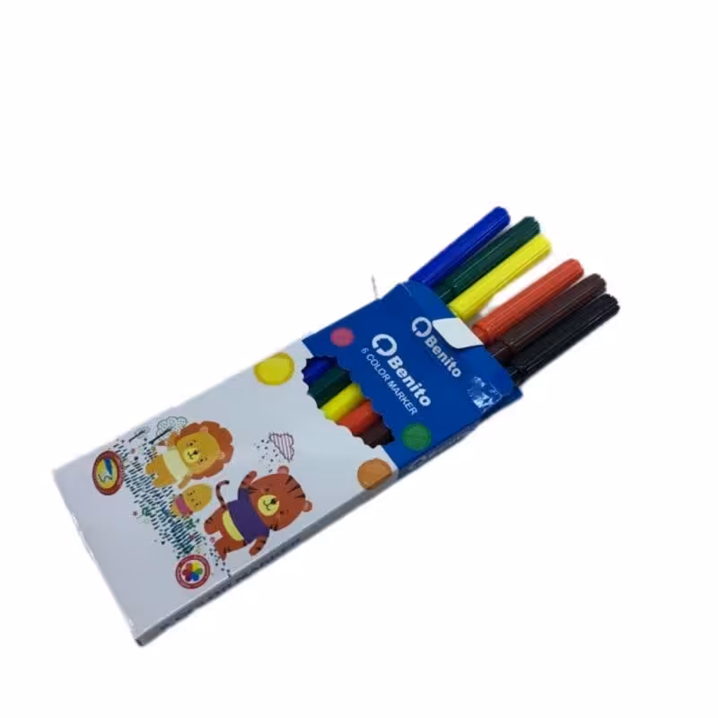 ماژیک 6رنگ بنیتو   ماژیک بنیتو  ماژیک 6رنگ  ماژیک