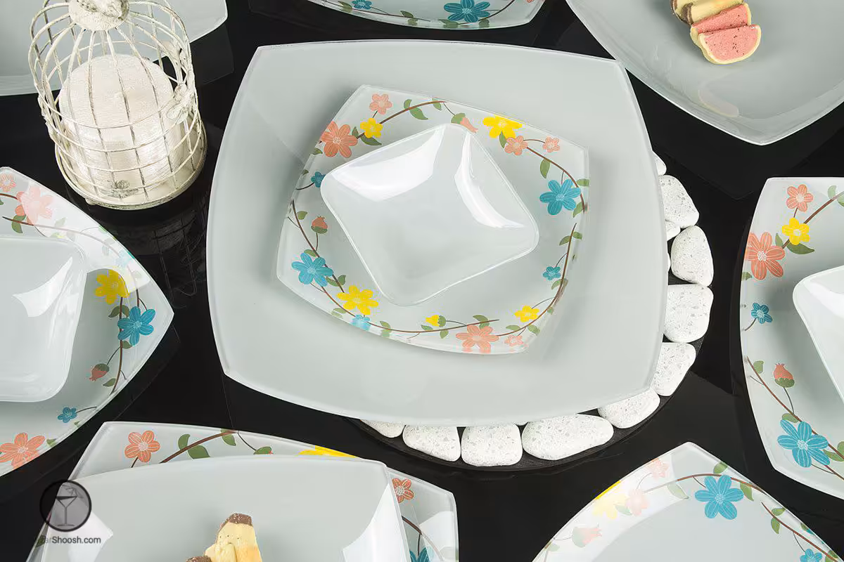 سرویس غذاخوری 25 پارچه مدل شایلی 797 قالب کویین آرکوفام