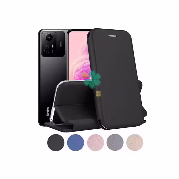 کیف گوشی چرمی کلاسوری مناسب شیائومی Redmi Note 12S