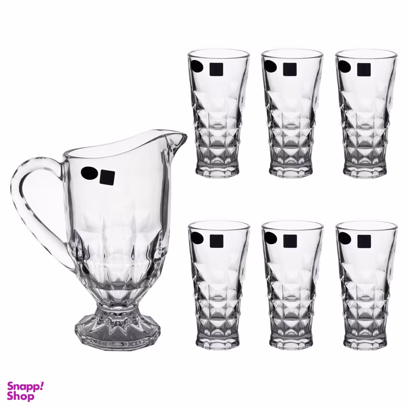 سرویس پارچ و لیوان 7 پارچه مدل آکوامارین