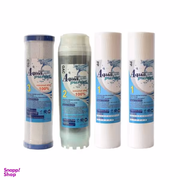 فیلتر دستگاه تصفیه کننده آب آکوا پیورست مدل RO-04 بسته 4 عددی