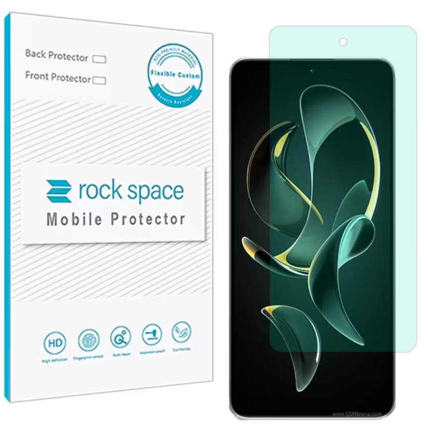 گلس  شیائومی Redmi K60 Ultra مدل نانو هیدروژل گرین لایت برند راک اسپیس   