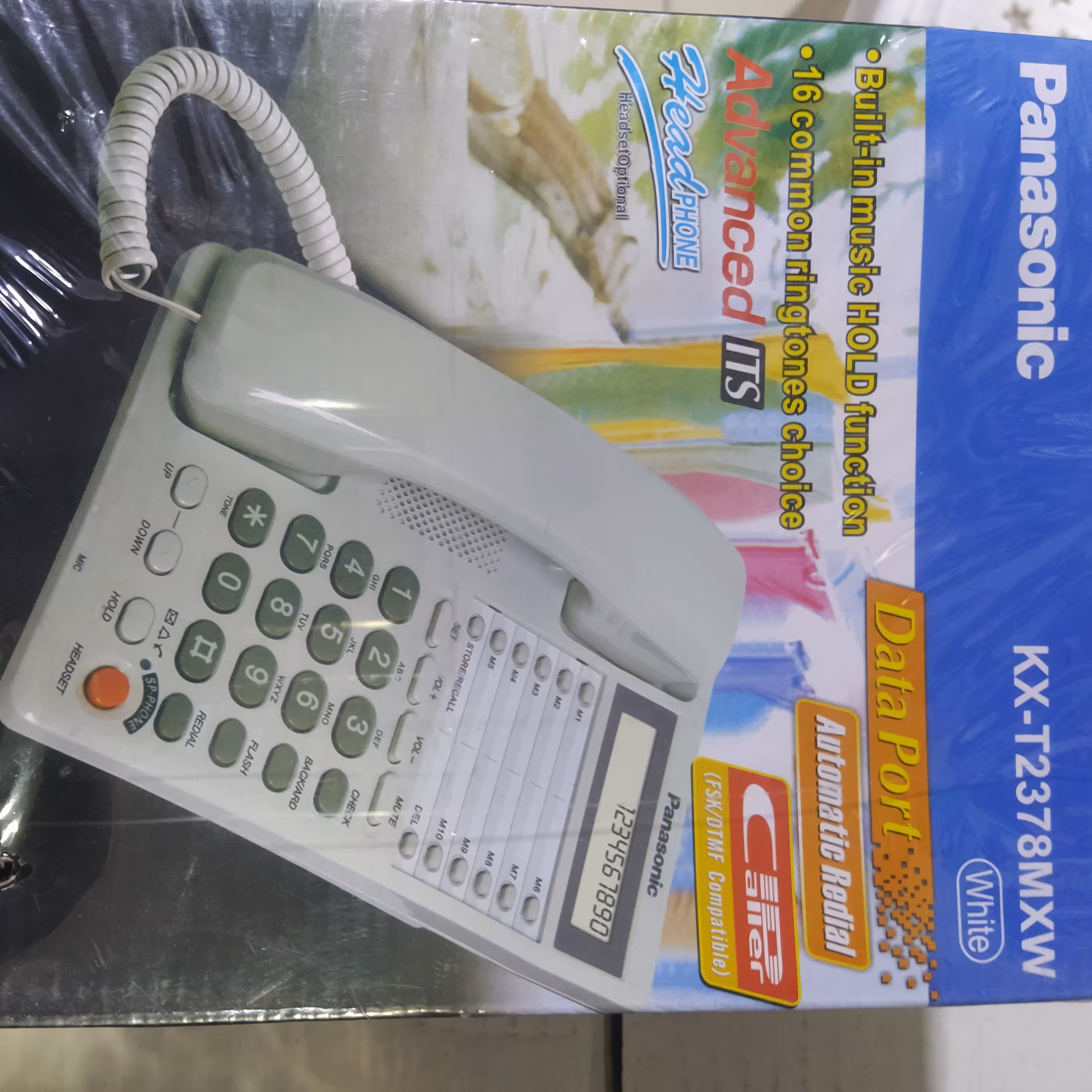 تلفن پاناسونیک-Panasonic-مدل-KX-T2378MXW-سفید