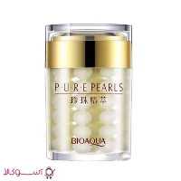 کرم مرواریدی ضد چین و چروک بیوآکوا مدل p.u.r.e pearls حجم 60 میل