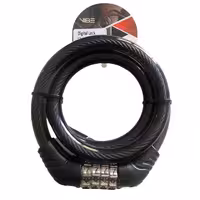 قفل دوچرخه وایب مدل رمزی 120 سانتی با روکش لاستیکی 