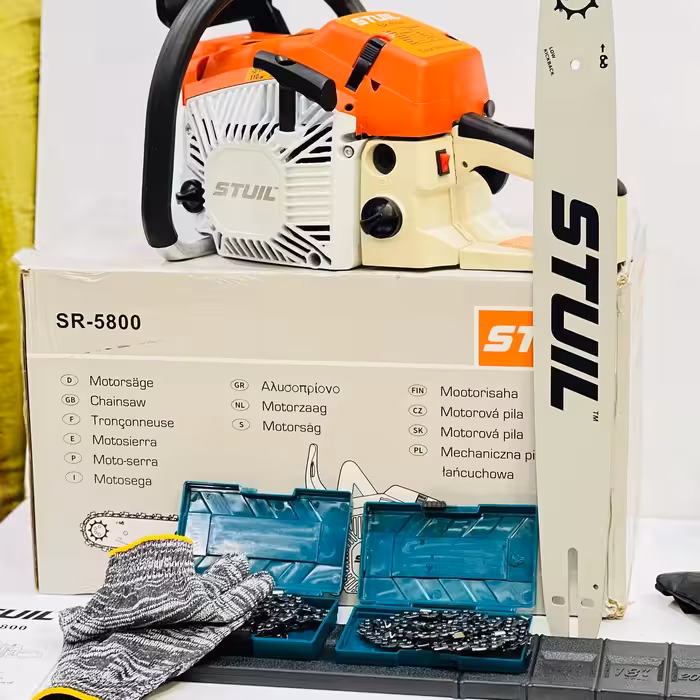 اره موتوری اشتیل
مدل SR5800
موتور cc58
تیغه 50 سانت