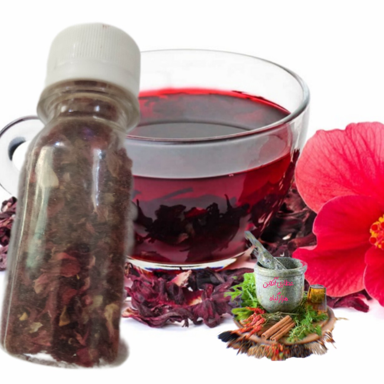 دمنوش چای ترش 