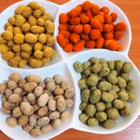 بادام زمینی روکش دار 500 گرمی در طعم های خوشمزه