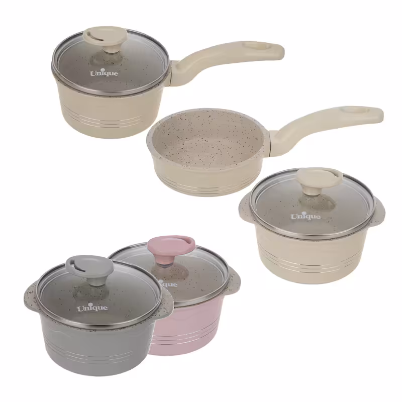 سرویس قابلمه 5 تکه گرانیتی مدل 7752 Unique