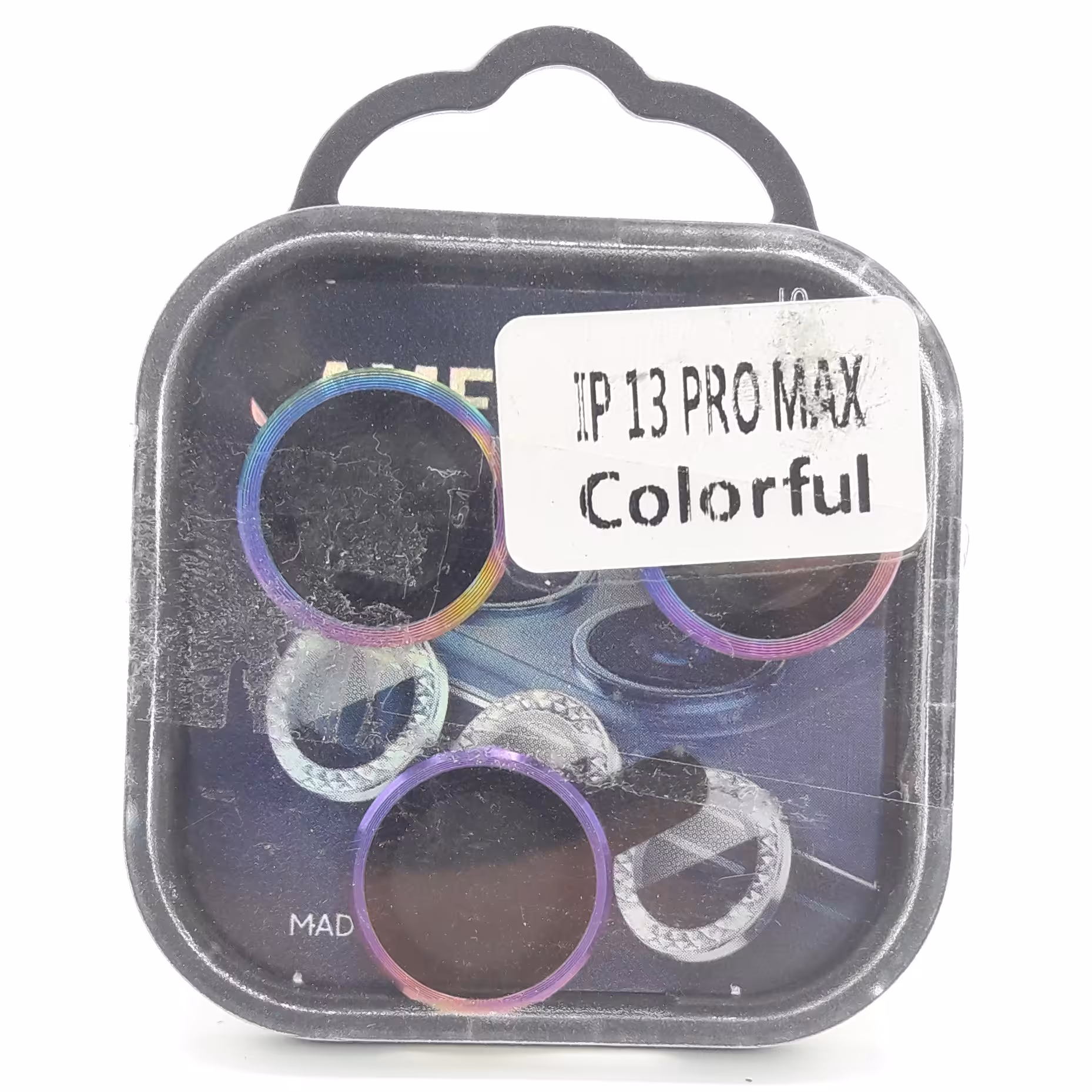 محافظ لنز دوربین فلزی رینگی آیفون13پرومکس هفت رنگ