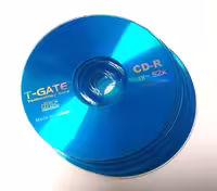 مجموعه 5 عددی CD خام T-GateCD T_GATE 52x *5