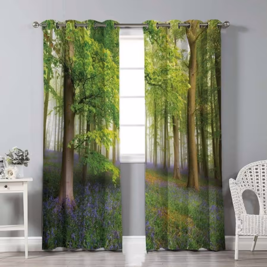 پرده چاپی  پانچ  طرح   نقاشی و منظره  کد658