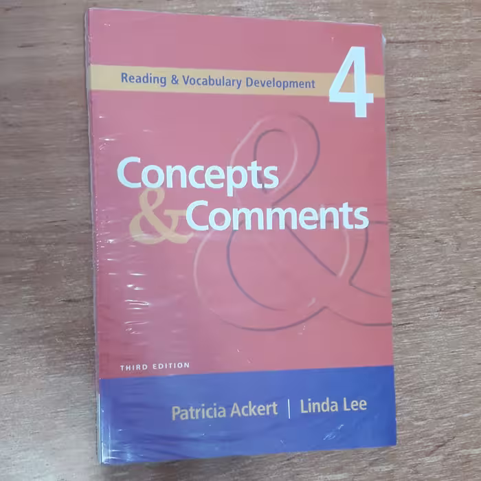 کتاب زبان کانسپت اند کامنتس Concepts and Comments 4 ویرایش 3 همراه با فایل صوتی برای تقویت مهارت ریدینگ