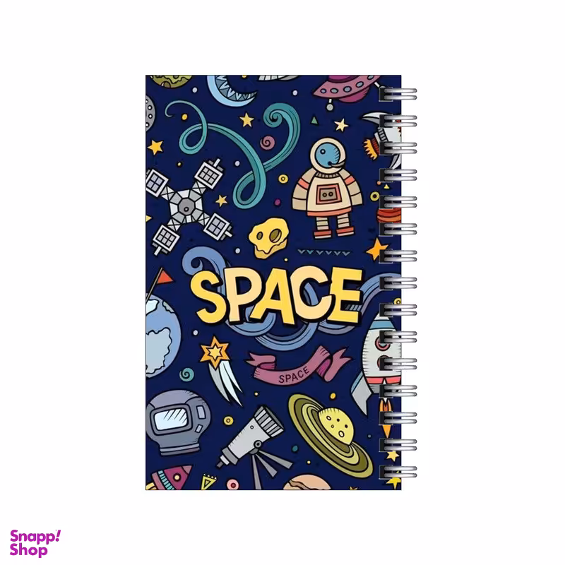 دفتر یادداشت 60 برگ To Do List طرح سفینه و فضا کد 5867931