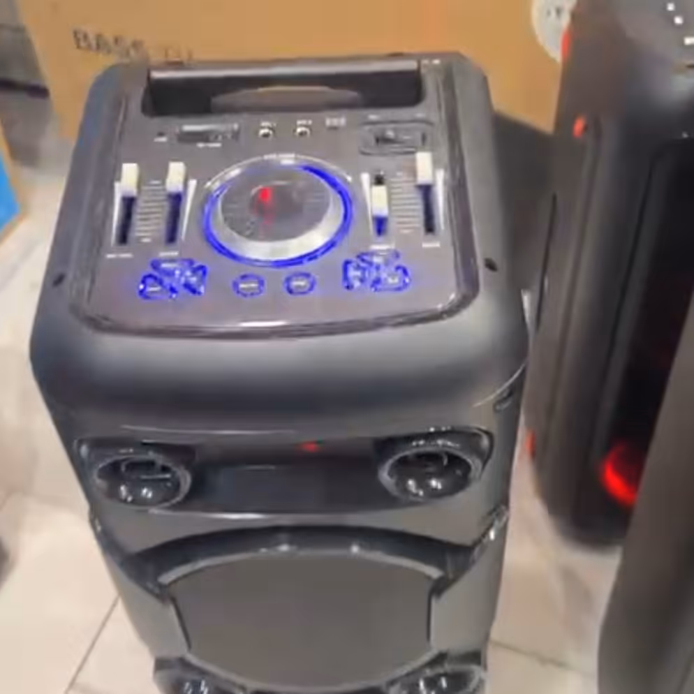 اسپیکر شارژی فیلیمورطرح شیک سونی       2ساب 8          ارتفاع 86     رقص نور    میکروفن          بلوتوث    فلش     کواکس