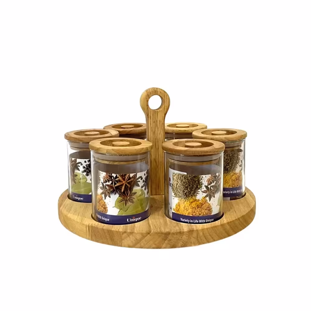 ست ادویه 6 عددی گردان مدل 6124